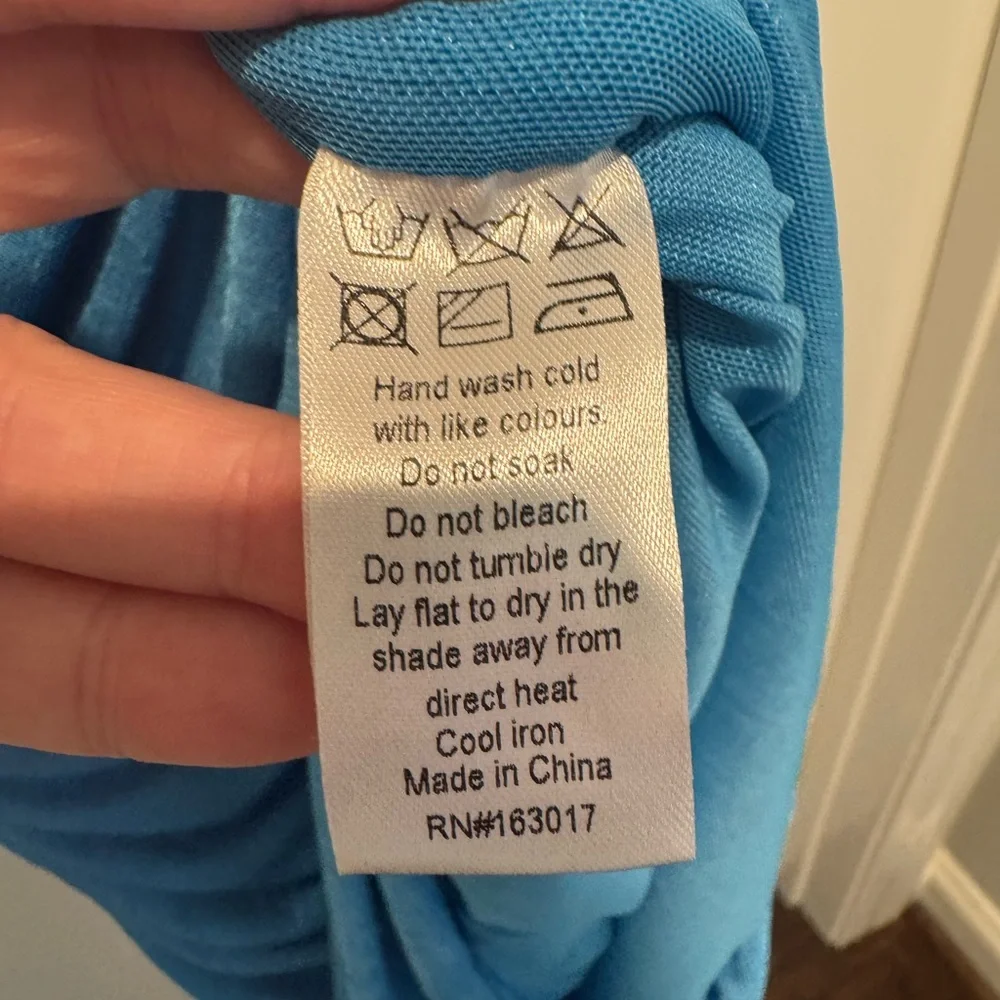 Lioness Elegant Blue One-Shoulder Dress Size XXL - Picture 8 of 10